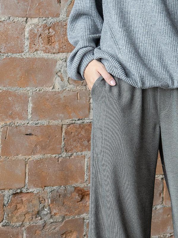 Lega plačios kelnės su viskoze "Sehima Grey"