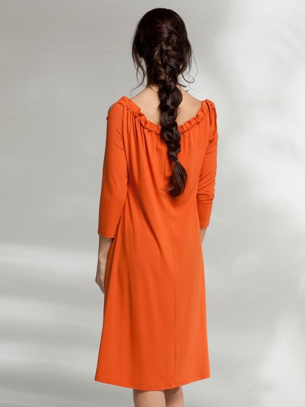 Lega viskozine suknelė "Barbra Orange"