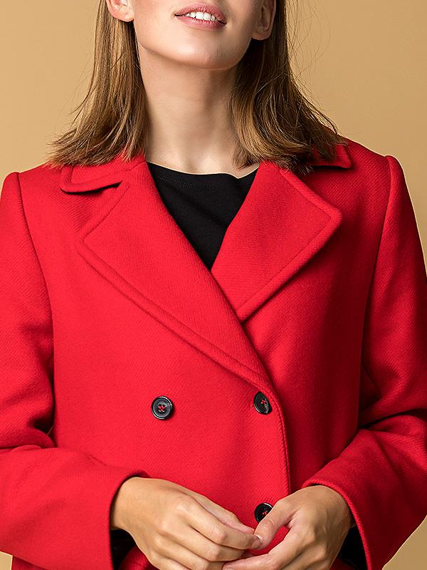 Lener Cordier шерстяное пальто "Carole Red"