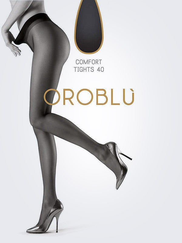 Oroblu itin patogios pėdkelnės "Dolcevita 40 Den Black"