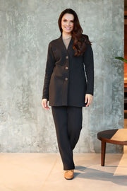 Lega Jacket with Fur on the Inside Carmen Black