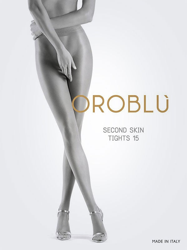 Oroblu pėdkelnės "Pearl Second Skin 15 Den Black"