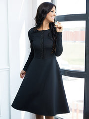 Lega suknelė "Violetta Black - White Dots"