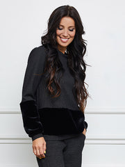 Lega palaidinė "Vivienne Black - White Dots"