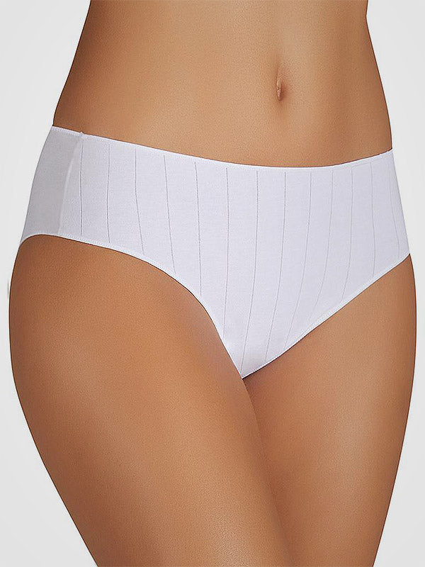 Ysabel Mora medvilninės kelnaitės "Lurda Midi White"