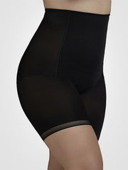 Ysabel Mora aukšto juosmens koreguojantys šortukai "Kaily Black"
