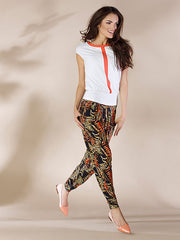 Lega viskozinės kelnės "Karmelita Fern Print"
