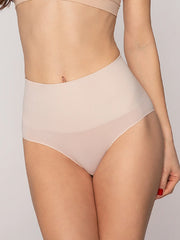 Gatta besiūlės aukšto juosmens mikrofibros kelnaitės "Sensual Skin Correct Nude"
