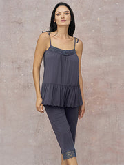 Lega viskozinė pižama "Milani Blueish Grey"