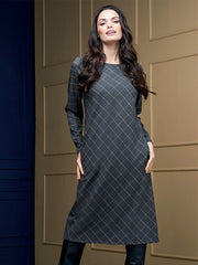 Lega midi suknelė "Rosita Grey - Pink Tweed"