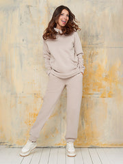 Lega medvilninės laisvalaikio kelnės "Cheryl Light Grey"