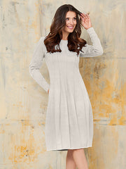 Lega įliemenuota suknelė "Barbie Beige - Black Dots"