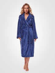 L&L ilgas chalatas "Lux Long Navy"