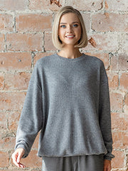 Lega megztinis su viskoze "Sanema Grey"