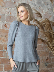 Lega megztinis su viskoze "Ruhena Grey"