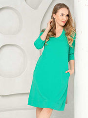 Lega medvilninė suknelė "Gema Green"