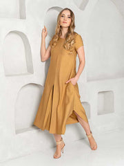 Lega viskozinė midi suknelė "Taylor Honey"