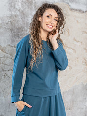 Lega palaidinė su viskoze "Justa Turquoise"