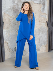 Lega asimetrinė tunika "Naomi Royal Blue"