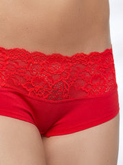 Lega medvilninės kelnaitės šortukai "Meda Red"