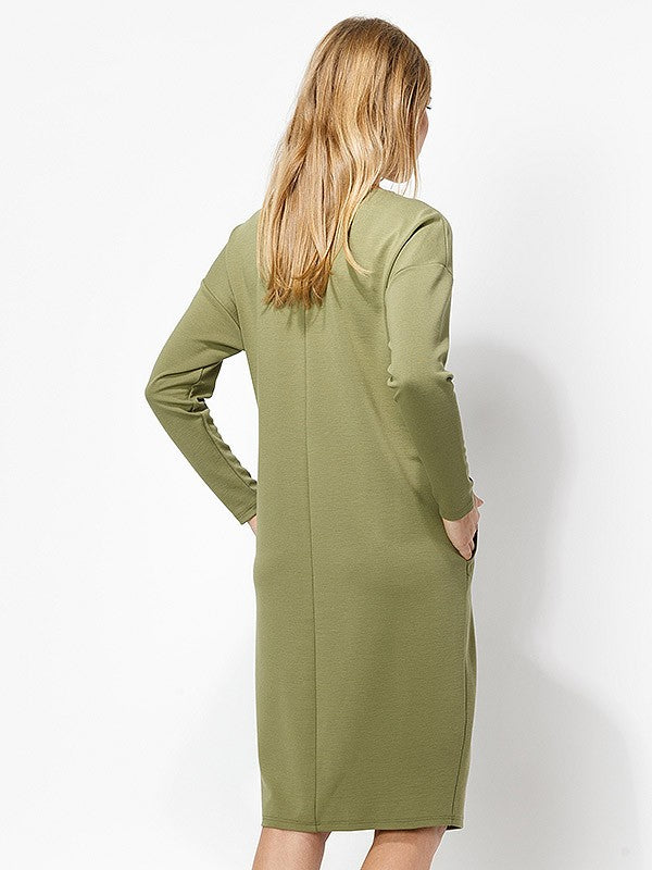 Lega viskozinė suknelė "Astor Green Olive"