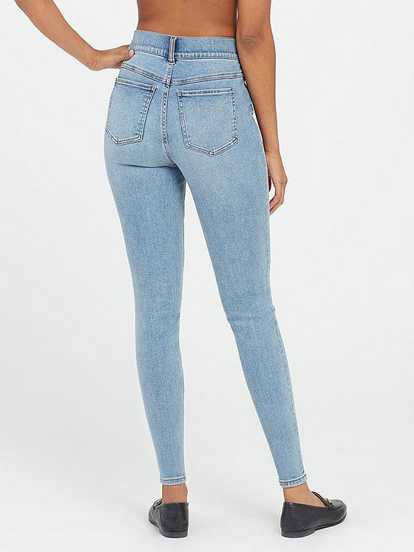 Spanx koreguojantys džinsai-leginsai "Ankle Skinny Light Blue"