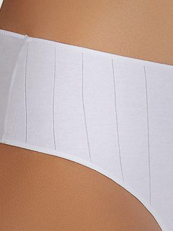 Ysabel Mora medvilninės kelnaitės "Lurda Midi White"