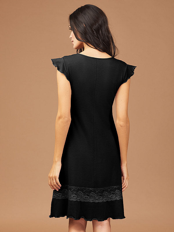 Lega medvilniniai naktiniai "Verda Black"