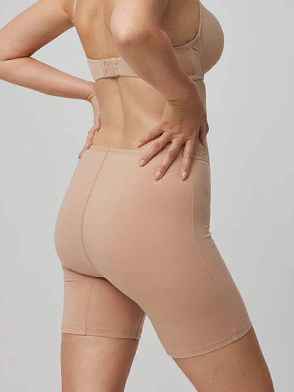 Ysabel Mora antialerginiai medvilniniai aukšto juosmens šortukai "Elody Nude"