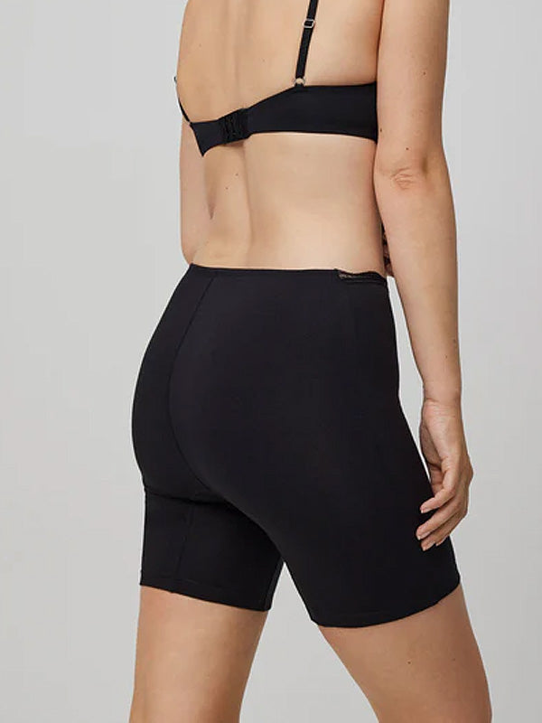 Ysabel Mora antialerginiai medvilniniai aukšto juosmens šortukai "Elody Black"