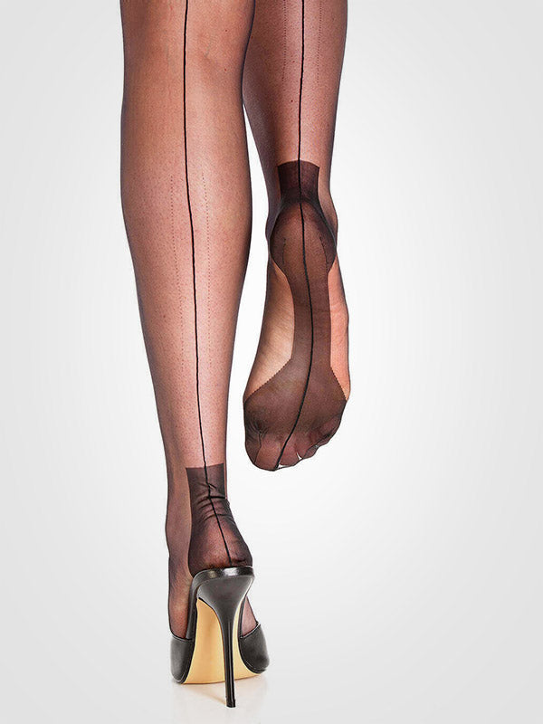 Gio prisegamos kojinės "Havana Heel Black"