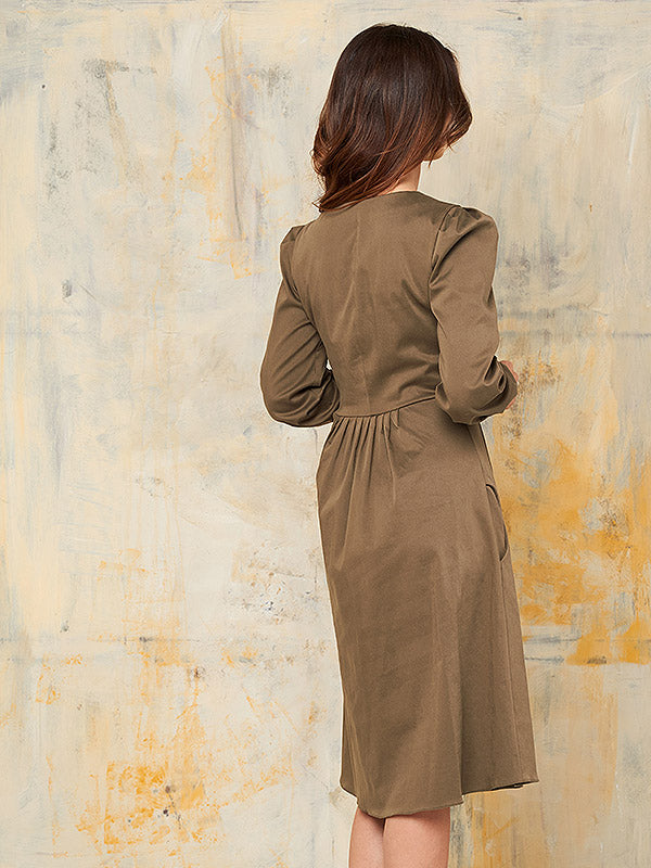Lega A silueto suknelė "Nino Khaki"