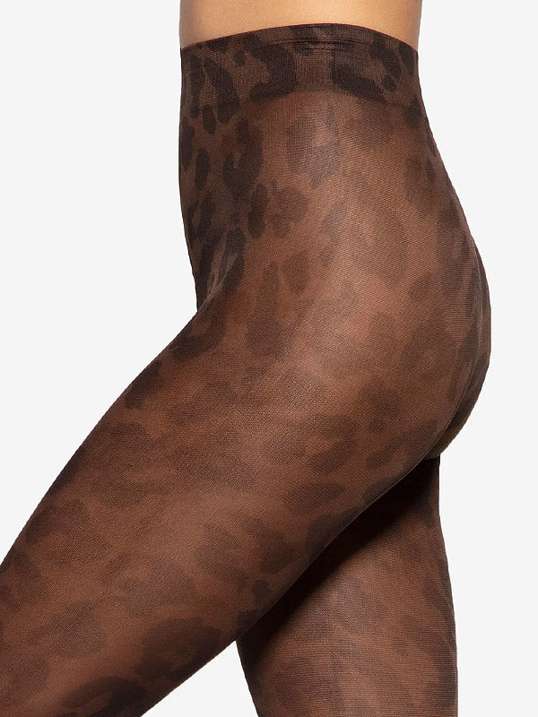 Gatta raštuotos pėdkelnės "Artea 03 40 Den Mocha"