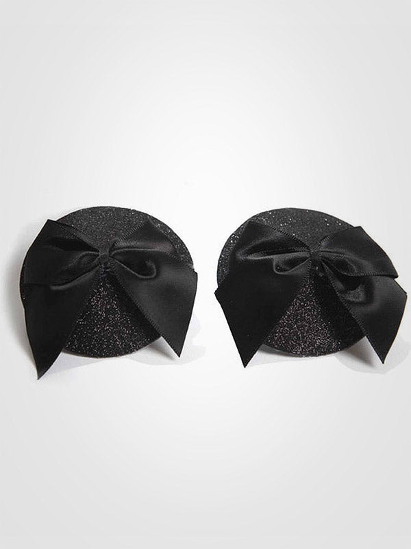 Bijoux Indiscrets spenelių lipdukai "Burlesque Bow Black"