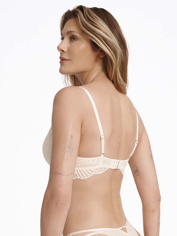 Esotiq nėriniuota push up liemenėlė "Inspire Cream"