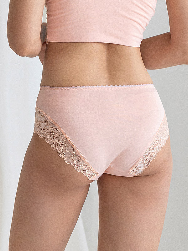 Lega viskozinės kelnaitės su nėriniais "Adele Cream"