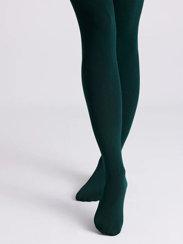 Ysabel Mora nepermatomos termo pėdkelnės "Panty Termal 140 Den Green"