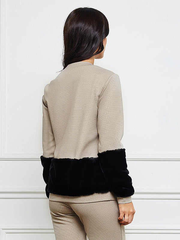 Lega palaidinė "Vivienne Sand - Black Dots"