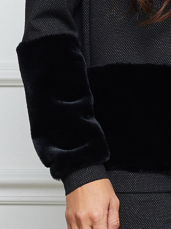 Lega palaidinė "Vivienne Black - White Dots"