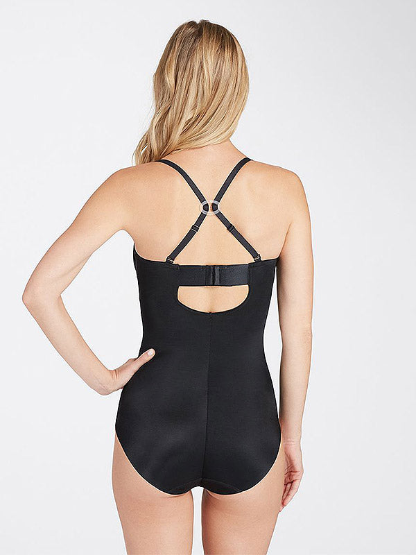 Spanx koreguojantis bodis be petnešėlių "Suit Your Fancy Strapless Black"