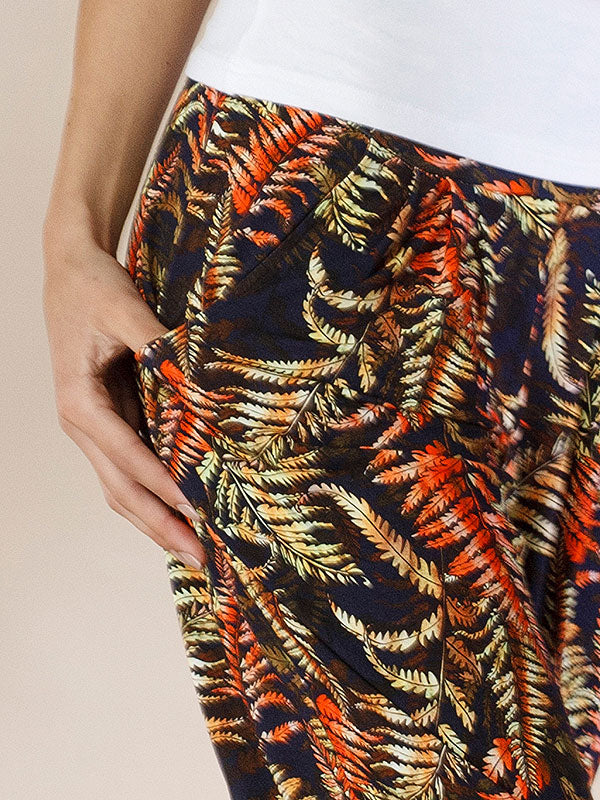 Lega viskozinės kelnės "Karmelita Fern Print"