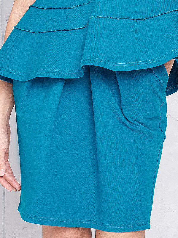 Lega siaurėjantis medvilninis sijonas "Kendra Ocean"