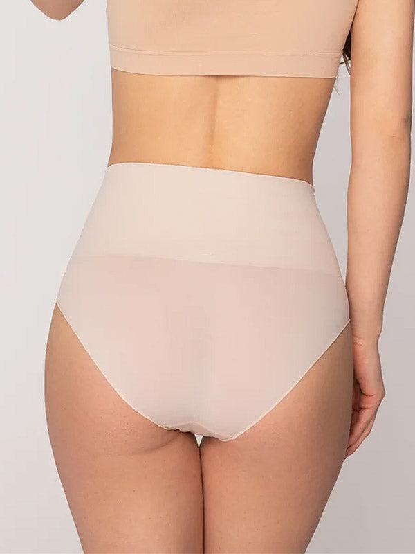 Gatta besiūlės aukšto juosmens mikrofibros kelnaitės "Sensual Skin Correct Nude"