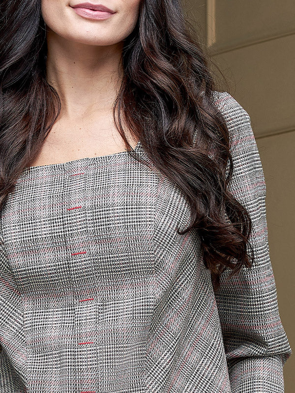 Lega palaidinė "Violette Multicolor Tweed"