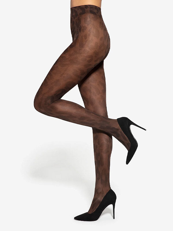 Gatta raštuotos pėdkelnės "Artea 03 40 Den Mocha"