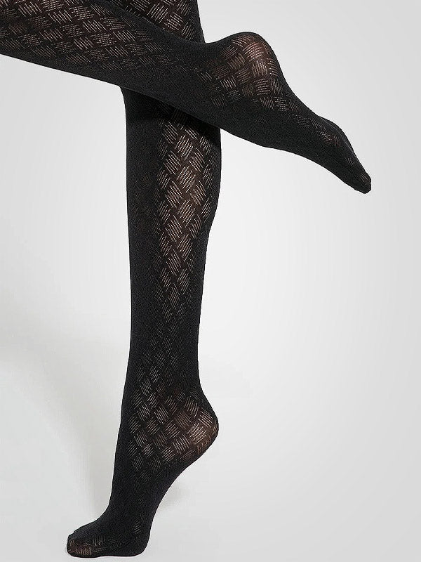 Gatta raštuotos pėdkelnės "Loretta 149 50 Den Black"