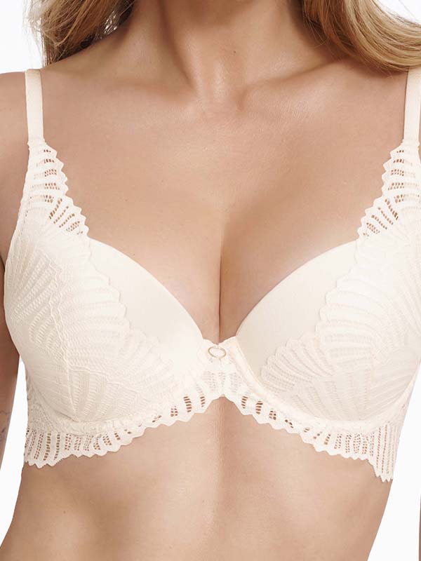 Esotiq nėriniuota push up liemenėlė "Inspire Cream"