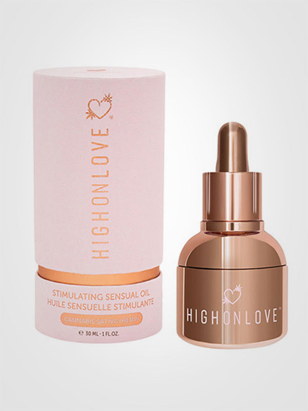 High on Love prabangus stimuliuojantis intymių zonų gelis "Big O Rose Gold"