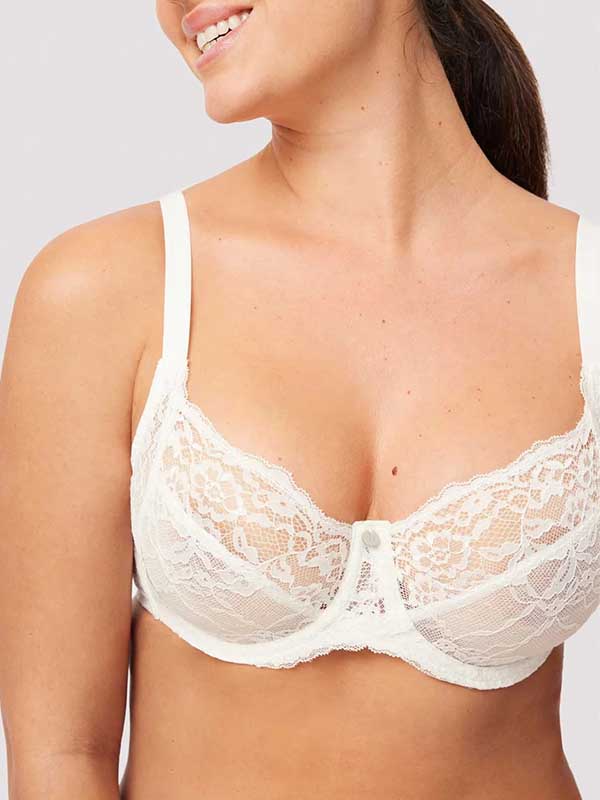 Ysabel Mora nėriniuota liemenėlė minkštais kaušeliais "Trudy White"