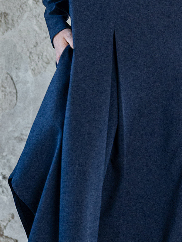 Lega laisvo kirpimo midi suknelė "Adriana Navy"